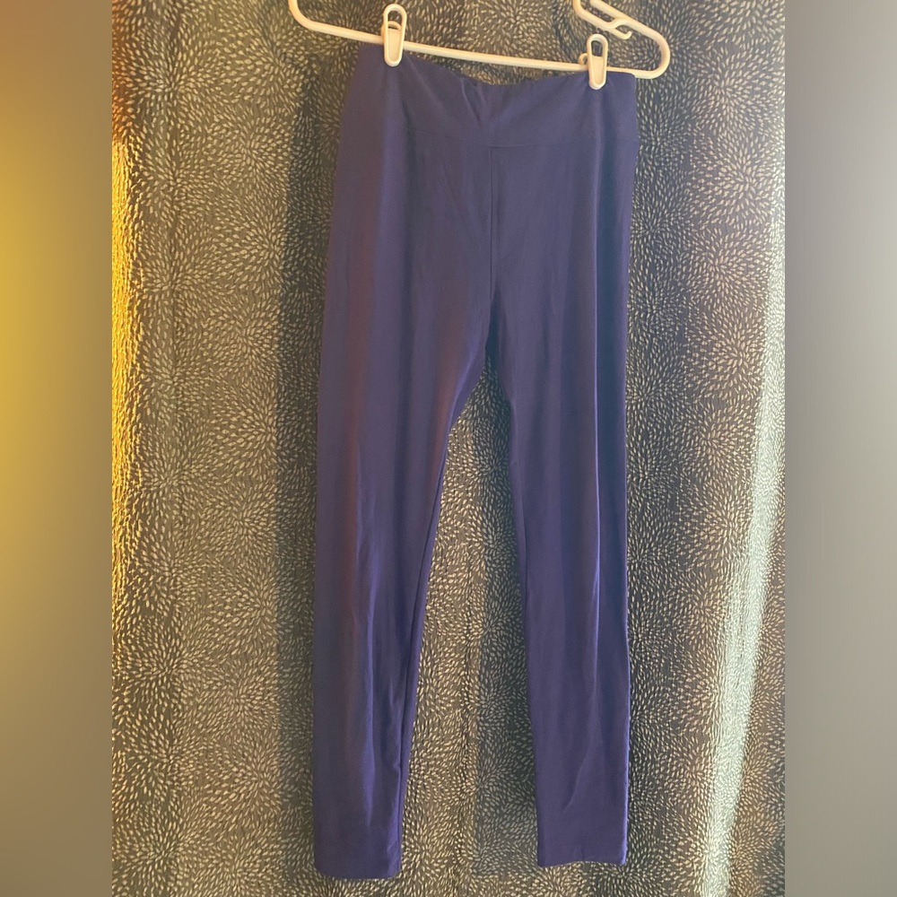 LULAROE Leggings, Solid Purple